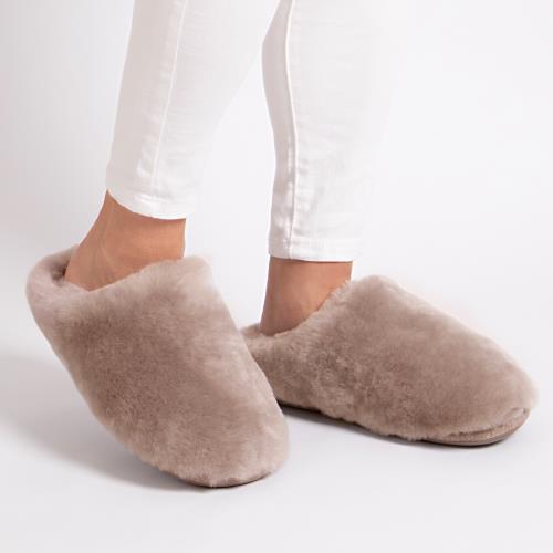 Ladies Louise Sheepskin Slipper Café Au Lait Extra Image 5